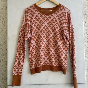 Oversized Pattern Sweater